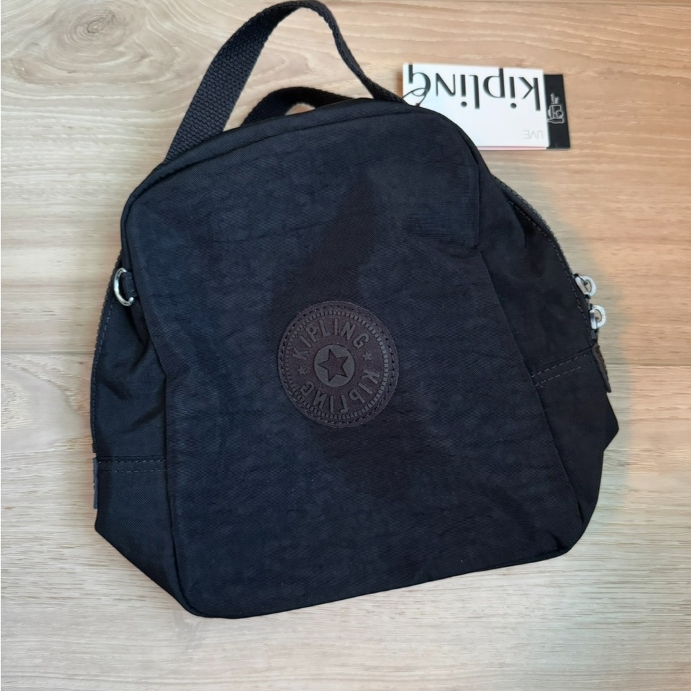 Kipling Black Lyla Insulated Lunch Bag Tote NWT